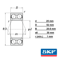 Подшипник 3205 ATN9/C3 SKF_1