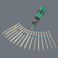 Набор бит с рукояткой 1/4" Kraftform Kompakt 60 Tool Finder Wera_4