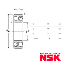 Rulment 2210 NSK_1